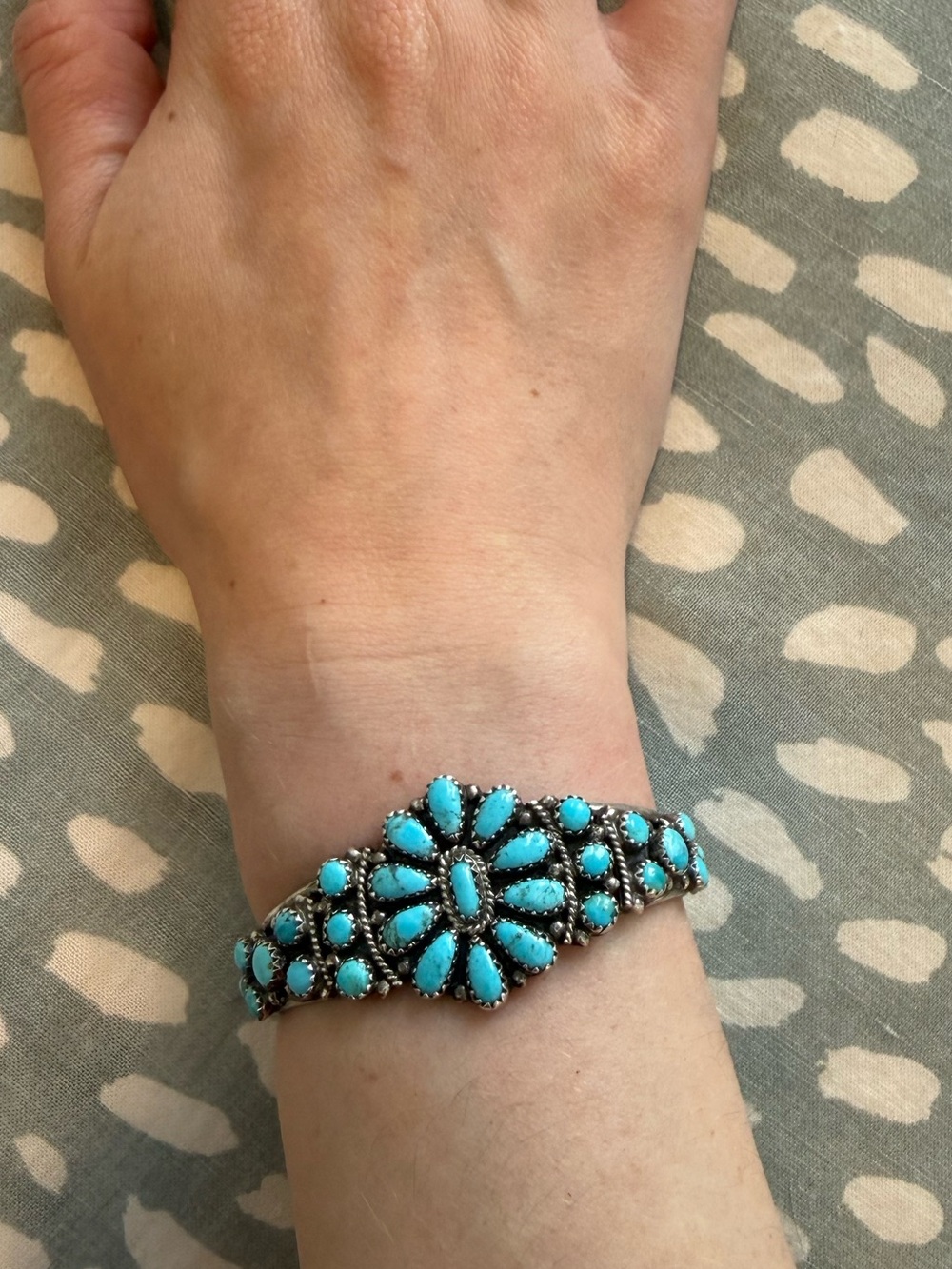 Sleeping Beauty Turquoise Cuff Bracelet